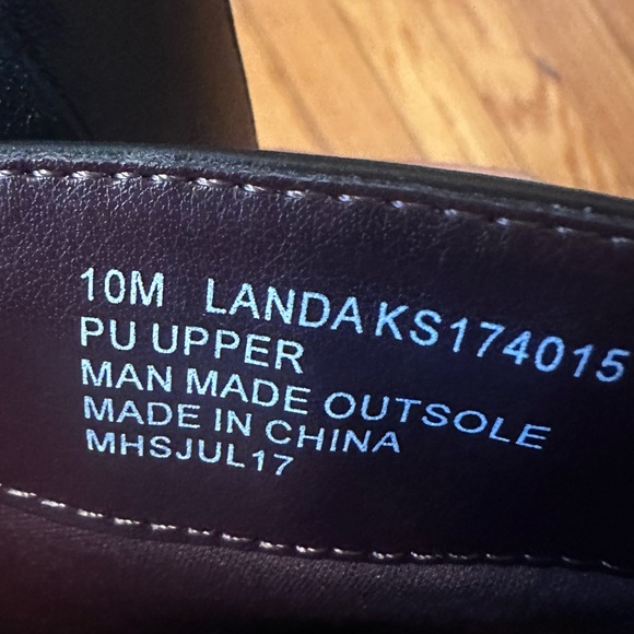 HORSEBIT BUCKLE KNEE HIGH BOOTS GOLD BUCKLE BLOCK HEEL BOOTS FAUX LEATHER VEGAN - Picture 11 of 16